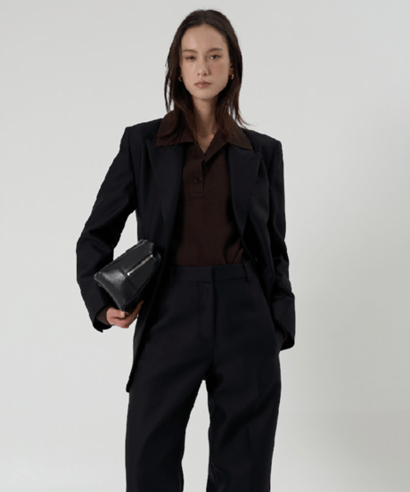 blossom MOD WOOL SILK SINGLE JACKET
