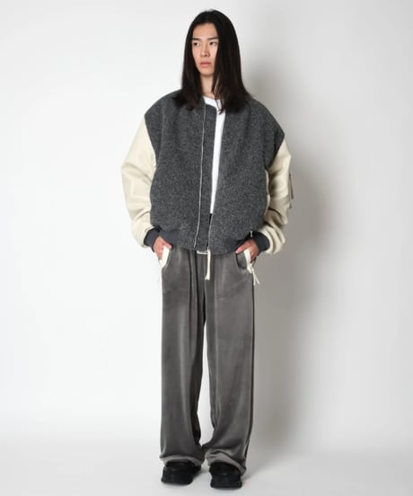 SUPER THANKS FUR/SHRINK FAUX LEATHER REVERSIBLE FLIGHT JACKET