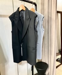 VERSEAU　ストレッチテーラーJKジレ