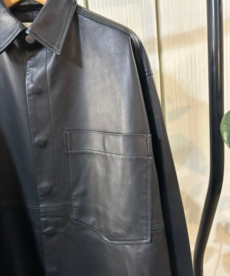 【完全受注生産】SALT PLUS JAPAN オーバーサイズレザーシャツ