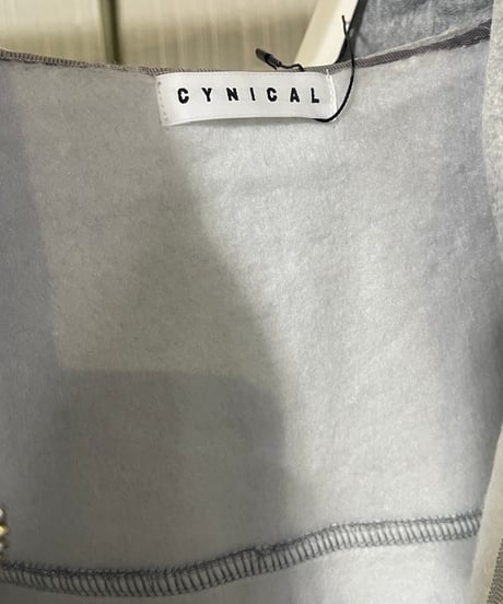 cynical起毛ジップパーカー