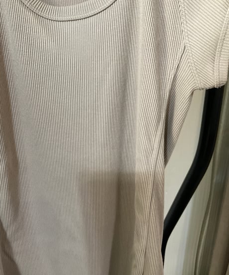VERSEAU　ネックリブ Tシャツ