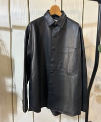 【完全受注生産】SALT PLUS JAPAN オーバーサイズレザーシャツ