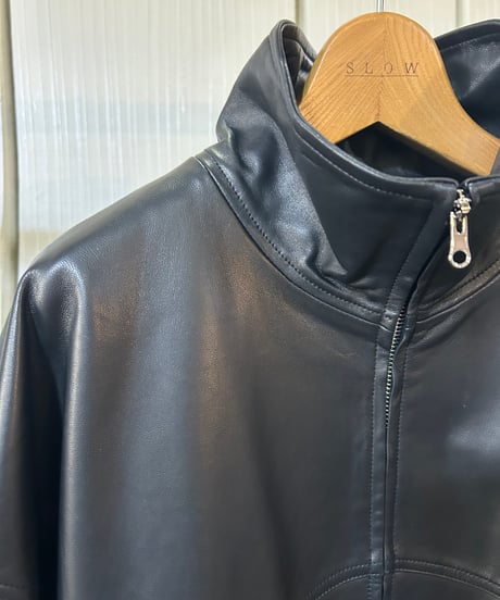 【完全受注生産】SALT PLUS JAPAN スタンドカラーレザーブルゾン