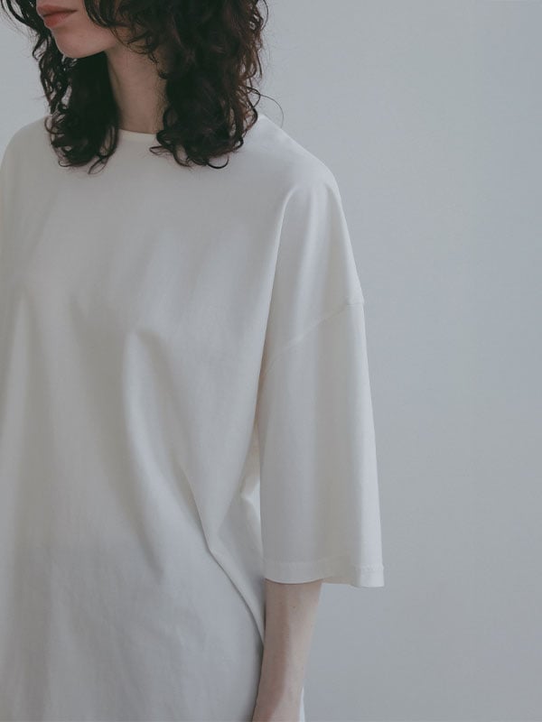 ETRE TOKYO キュプラジャージオーバーサイズTee | SLOW