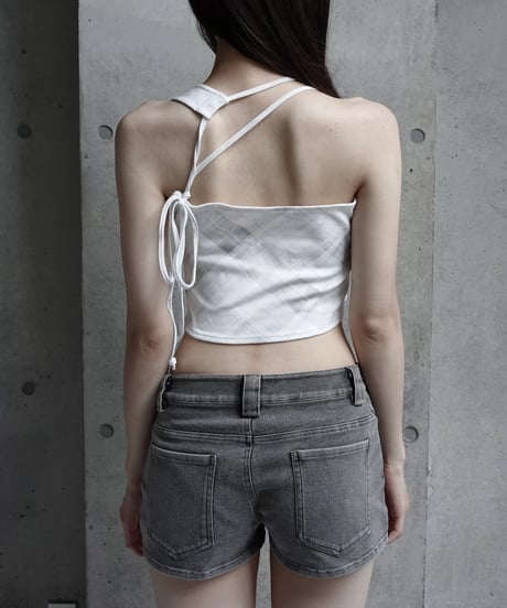 rhinestone cut tops