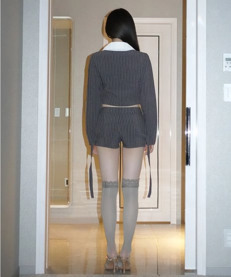 stripe lady shorts