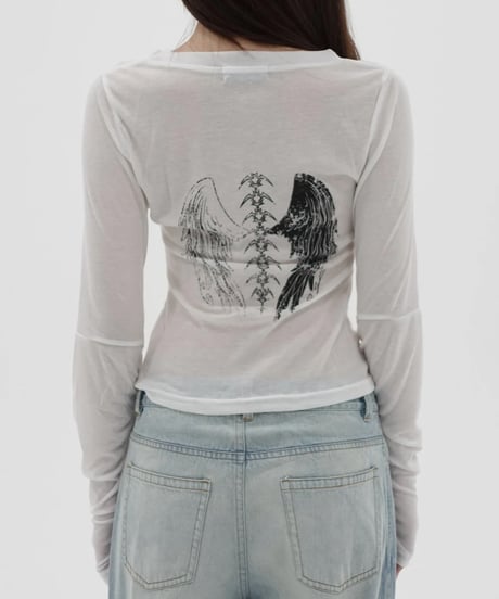 x-ray skin tee