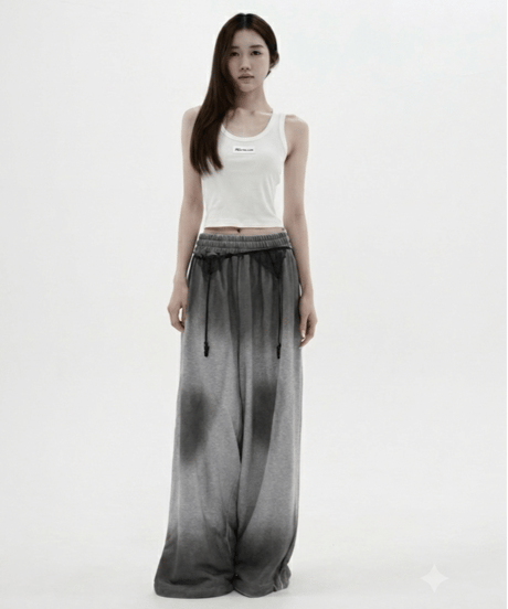 logo rib tank top