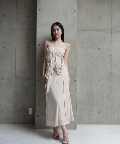 wrap long skirt