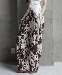 leather pocket wide cargo pants