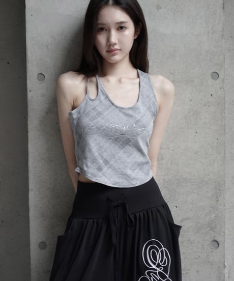 rhinestone cut tops
