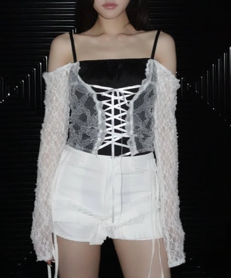 meow ribbon tops
