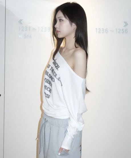 sheer dolman tee