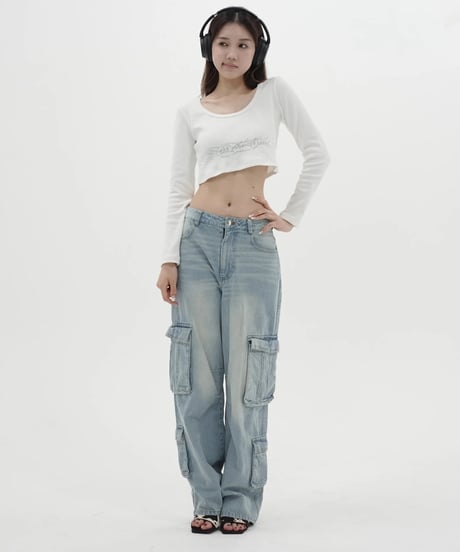 rhinestone mini tee
