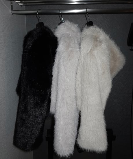 luxury hooded fur coat