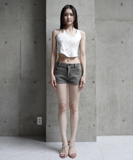 rhinestone cut tops