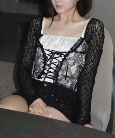 meow ribbon tops