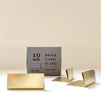 BRASS カードスタンド ワイドサイズ／10個入り