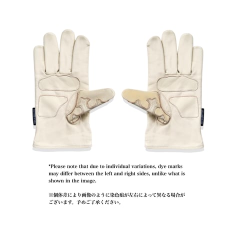 CROSS GLOVE / BEIGE