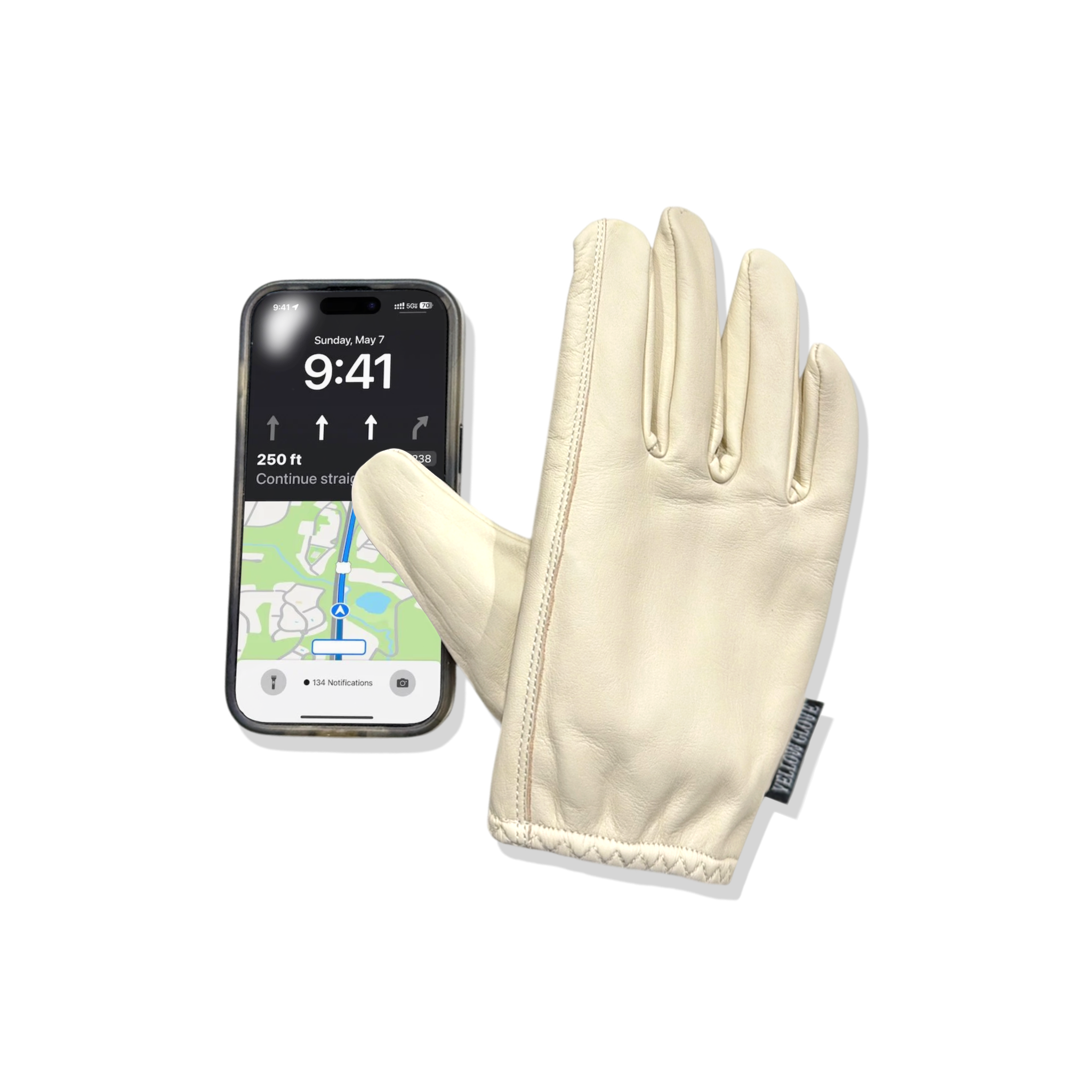 しょうへいYELLOW GLOVE Sサイズ SHORT GLOVE / WHITE BEIGE | Yellow Glove