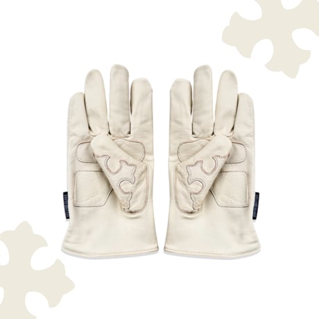CROSS GLOVE / BEIGE