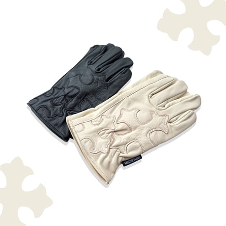 CROSS GLOVE / BEIGE