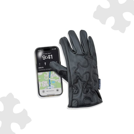 CROSS GLOVE / BLACK