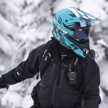 【取寄商品】ATMOSPHERE HELMET<Glacier Blue>　snow向け