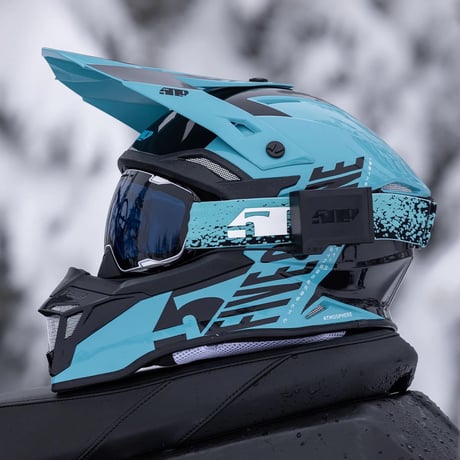 【取寄商品】ATMOSPHERE HELMET<Glacier Blue>　snow向け