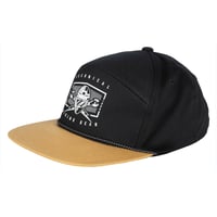PETROL HAT<BLACK - GOLDEN BROWN>