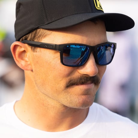 【取寄商品】IGNITION SUNGLASSES<MATTE BLACK - SMOKE BLUE MIRRORED>