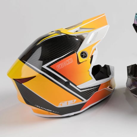 ALTITUDE 2.0 CARBON FIBER HELMET<Orange Pop - Gloss Finish>　snow向け