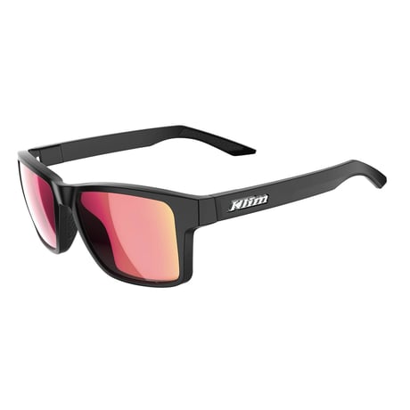 IGNITION SUNGLASSES<MATTE BLACK - SMOKE RED MIRRORED>