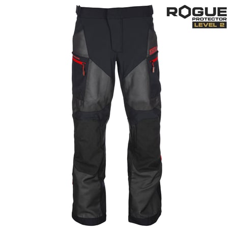 BAJA S4 PANT<BLACK - FIERY RED>
