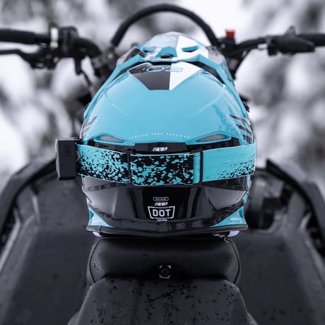 【取寄商品】ATMOSPHERE HELMET<Glacier Blue>　snow向け