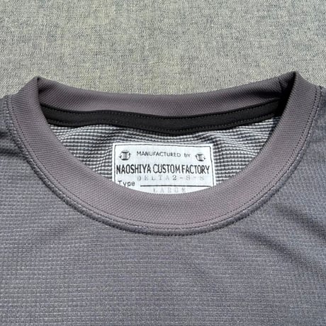 NAOSHIYA CUSTOM FACTORY　DELTA Tシャツ　ポコポコ　グレー