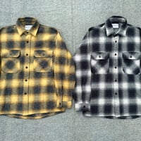 7/27(月)12時オーダー締切　先行予約商品　「NAOSHIYA CUSTOM FACTORY」×「 ROUGH MOTER CYCLE GARAGE」　ヘビーウエイトネルシャツ