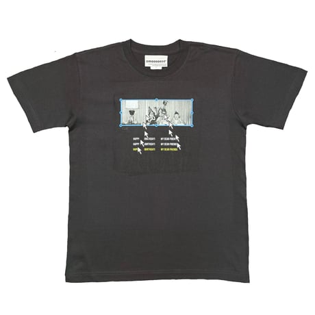 friend's birthday Tshirt (charcoal gray)