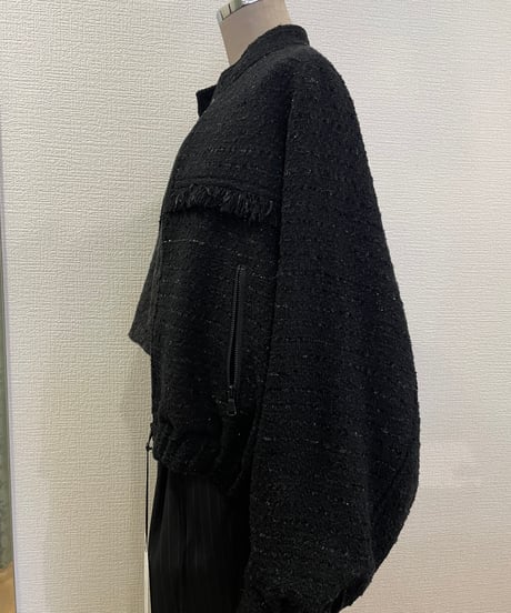 08sircus / S26AW-OT13 / ウールツイードショートブルゾン