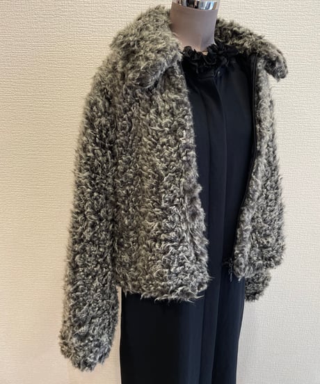 08sircus / S26AW-OT-08 / Bassen eco fur short blouson /