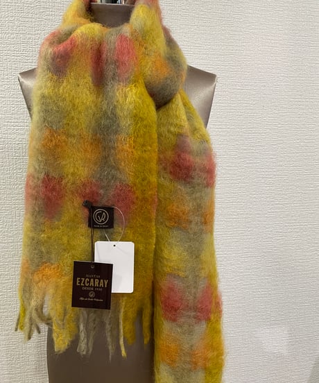 MANTAS EZCARAY / MIA / ジオメトリックモヘアストール