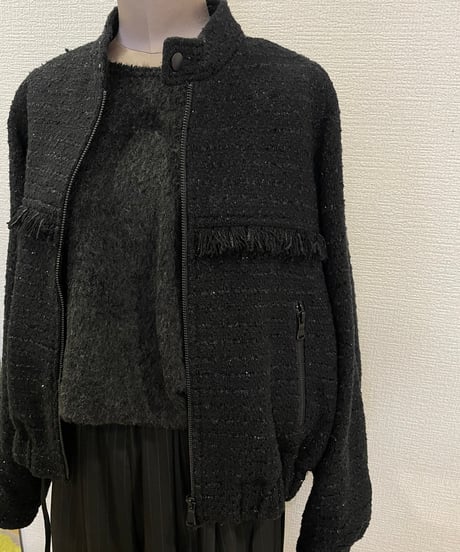 08sircus / S26AW-OT13 / ウールツイードショートブルゾン