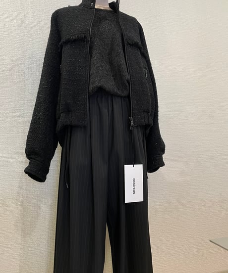08sircus / S26AW-OT13 / ウールツイードショートブルゾン