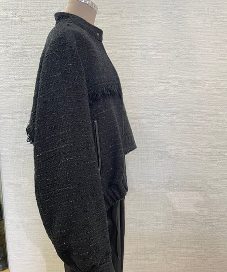 08sircus / S26AW-OT13 / ウールツイードショートブルゾン