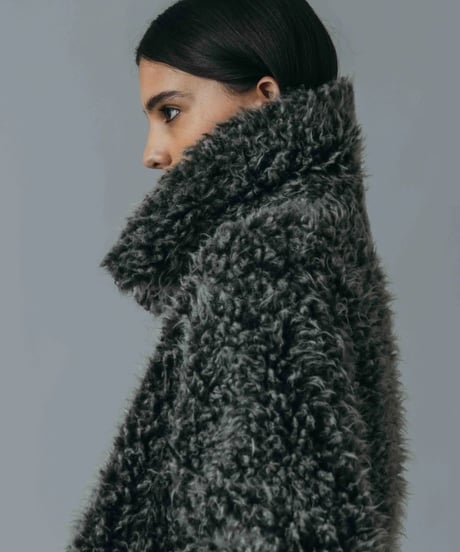 08sircus / S26AW-OT-08 / Bassen eco fur short blouson /