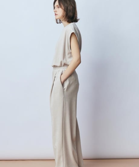 FLORENT /2605F06014/コンパクトベロアイージーパンツ