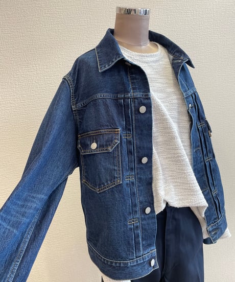 SCYE / 5726-63535 /オーガニックコットンセルビッチデニムユーズドウォッシュジャケット/ タイプ２
