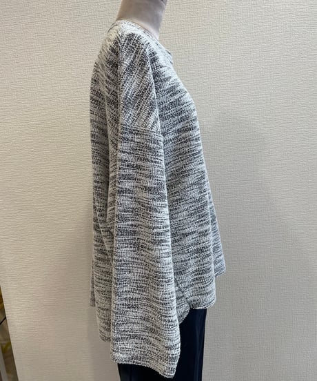 FLORENT / 2511F06001 /ジャージーツイードクルーネックトップ