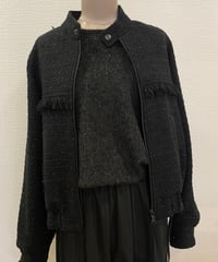 08sircus / S26AW-OT13 / ウールツイードショートブルゾン
